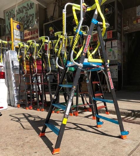 fiberglass platform ladder
